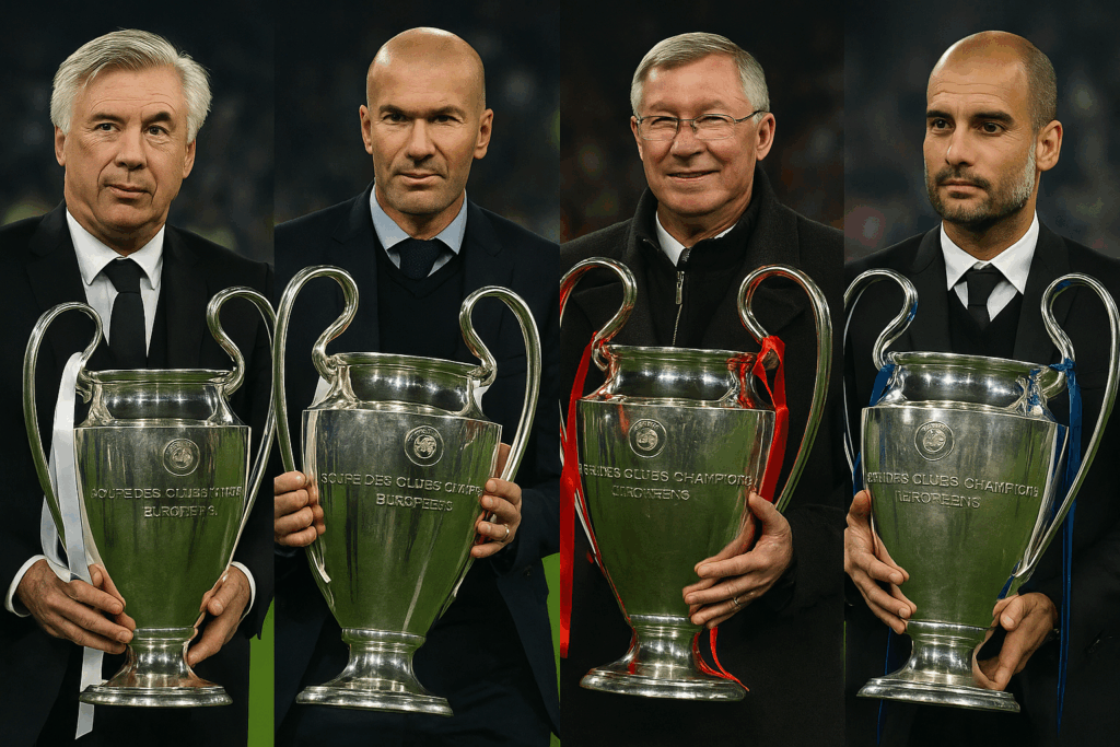 Treneri sa najviše osvojenih titula u Ligi šampiona