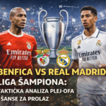 Benfica vs Real Madrid Liga šampiona: taktička analiza plej-ofa i šanse za prolaz