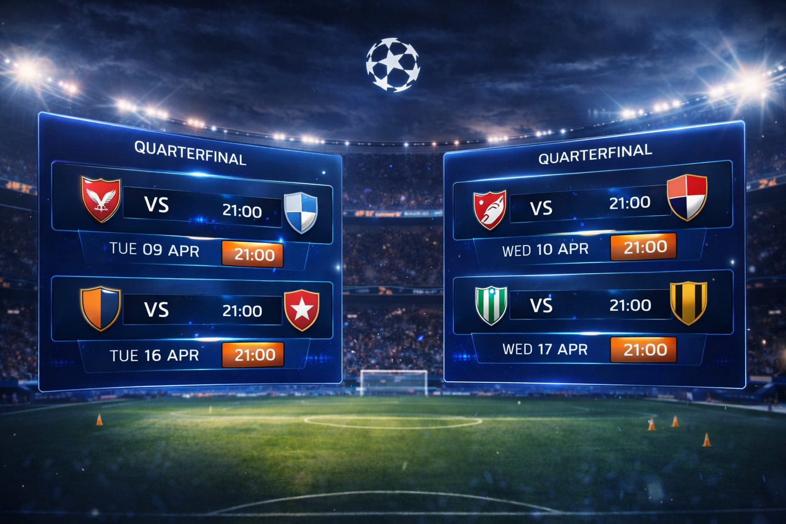 Liga šampiona raspored četvrtfinala : mečevi koji mogu odlučiti sezonu